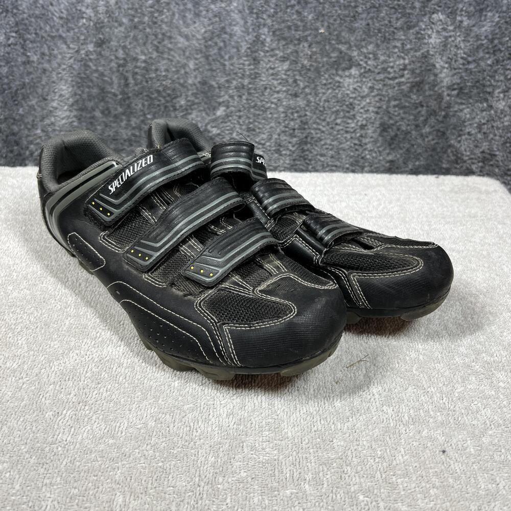 Specialized SPORT MTB Shoes Mens Size 12 Black Cycling Hook & Loop 6111-4045